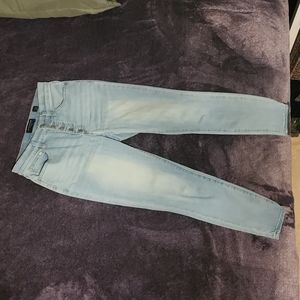 Lucky brand skinny ankle jeans button fly size 4/27 light wash